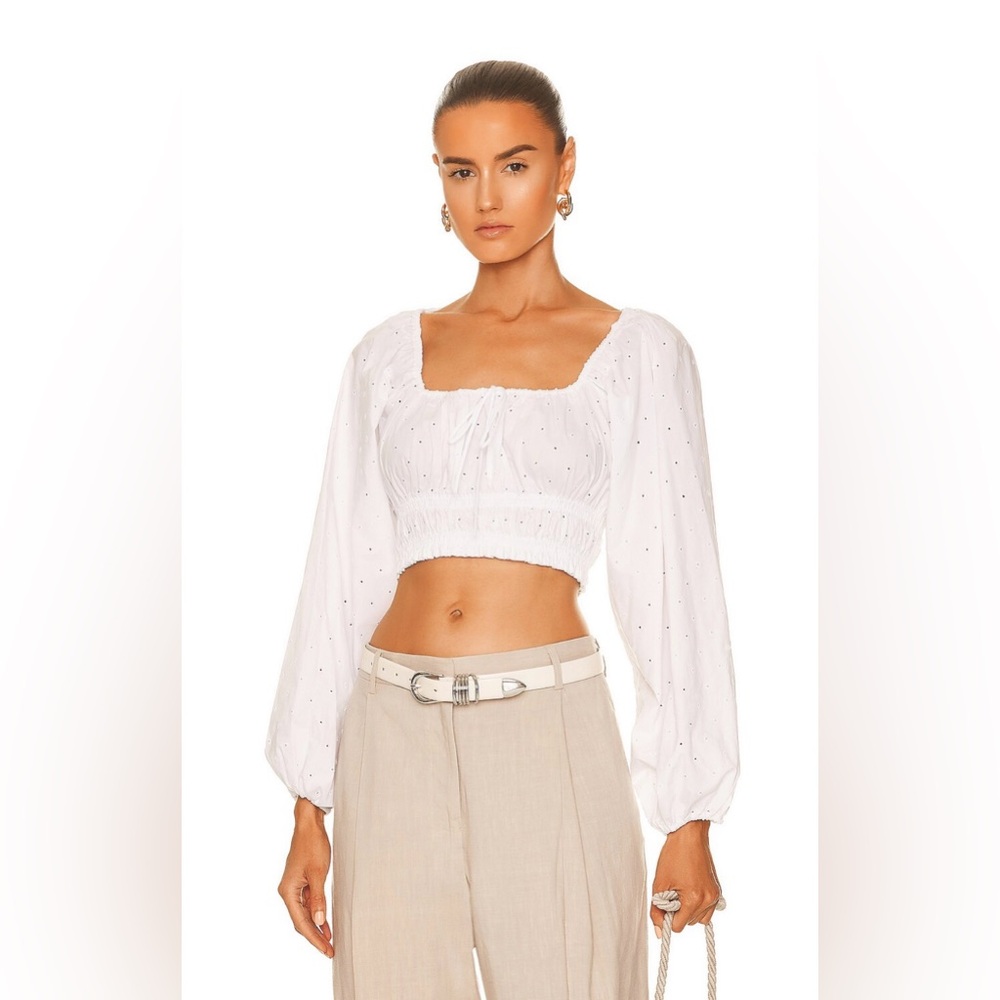 Matteau White Blouse Elegant Top